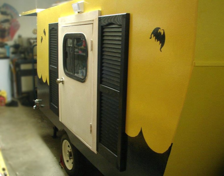 The entrance to the bat cave...erm camper.